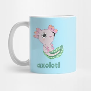 Axolotl with Name Mug